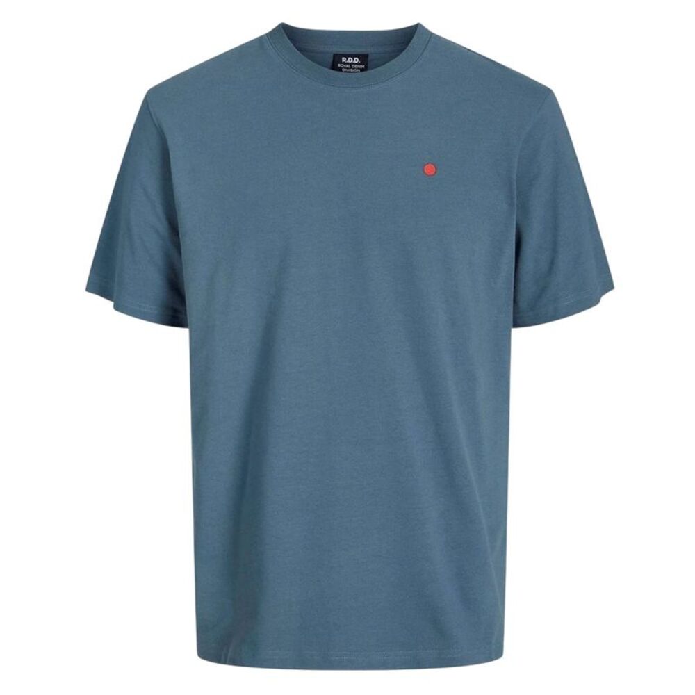 Jack And Jones Mens Royal Denim Division Embroidered T-Shirt / Orion Blue